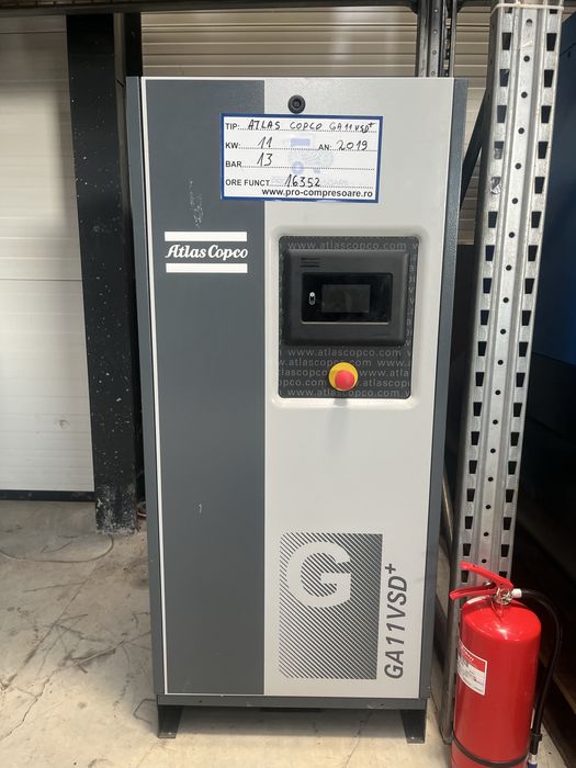 Compresor cu surub Atlas Copco 11 kw