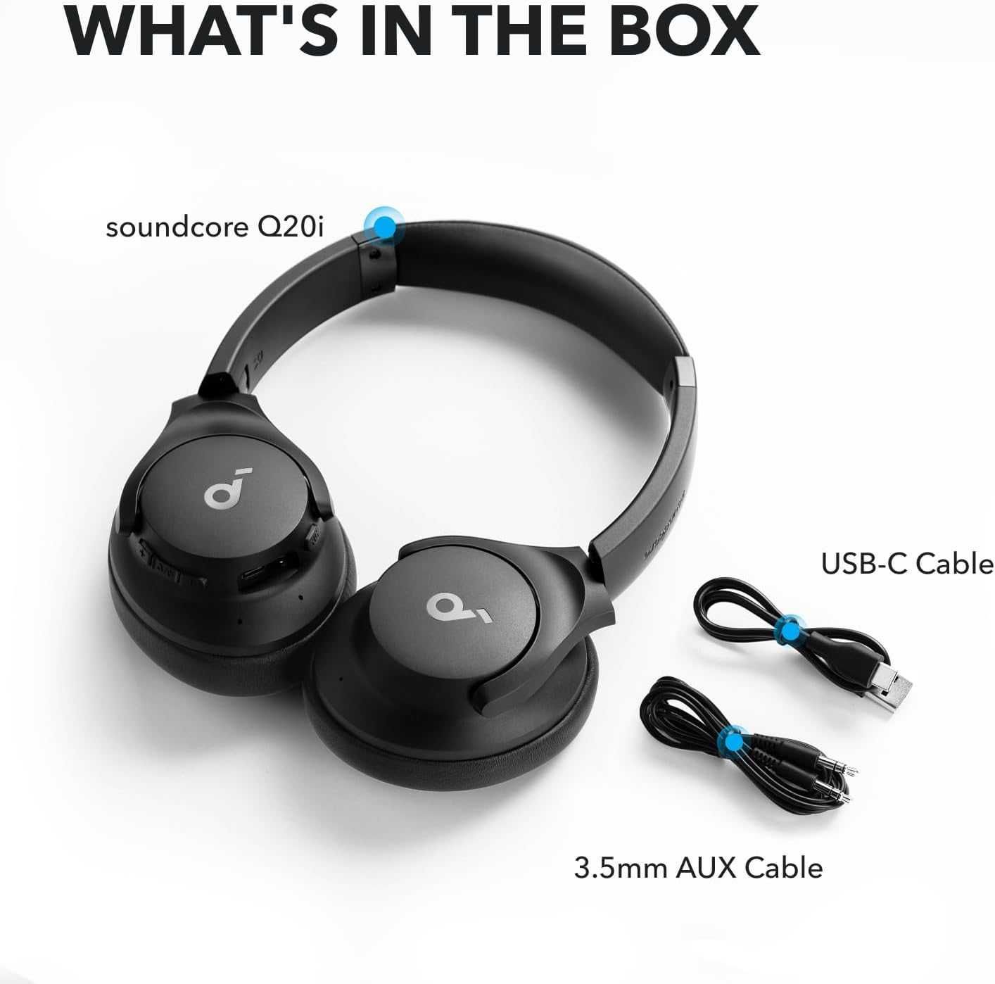 Anker Soundcore Q20i-безжични Bluetooth слушалки,ANC