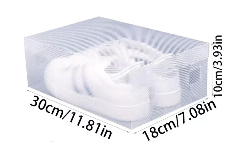 Vand cutii transparente pentru pantofi si incaltaminte