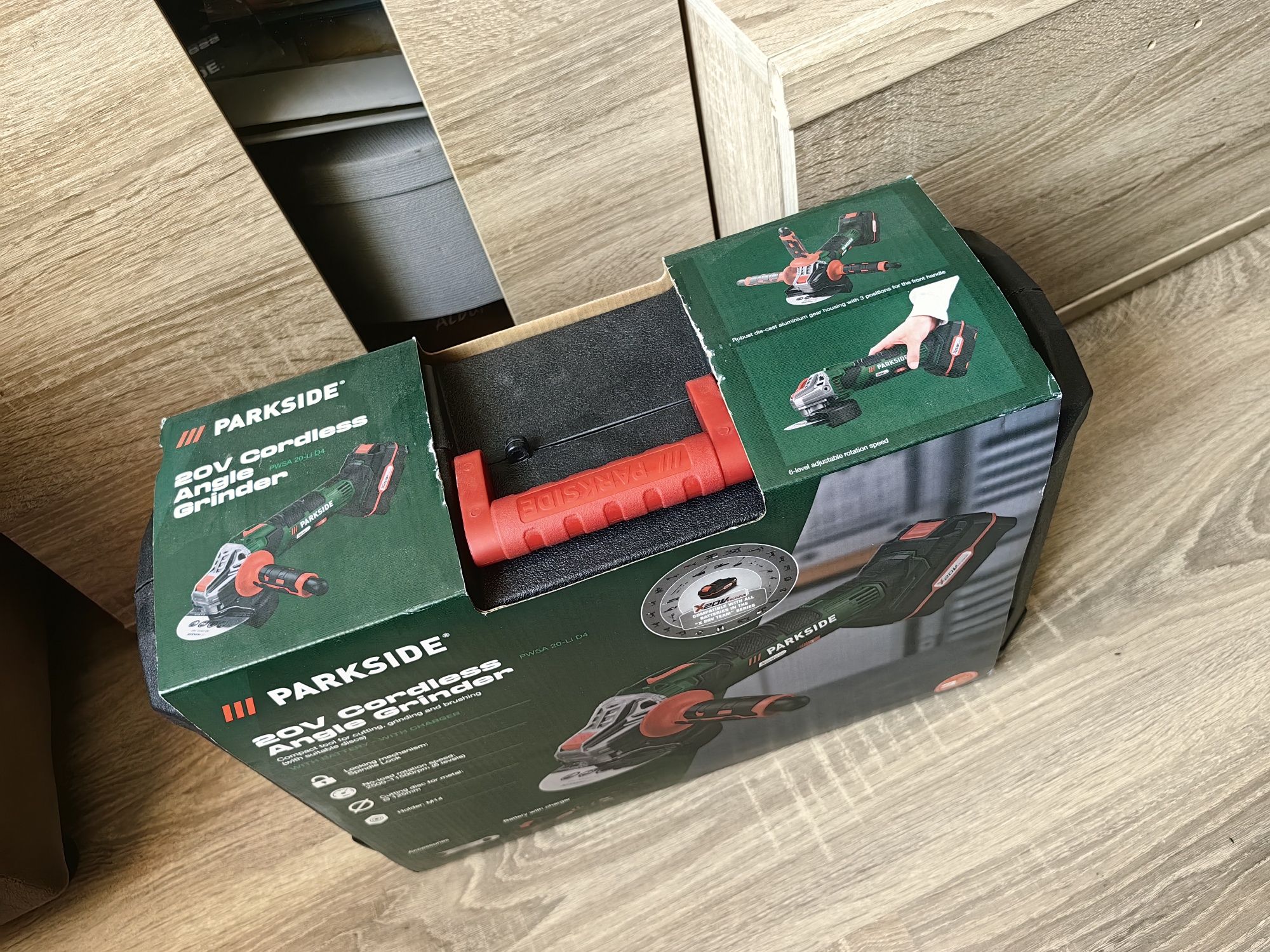 Нов Ъглошлайф Parkside 20V
