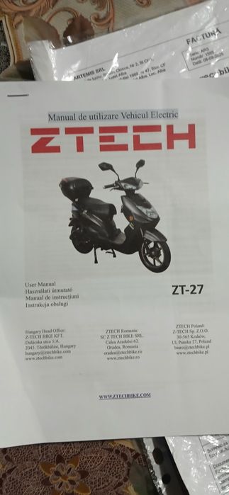 Scuter electric Ztek nou