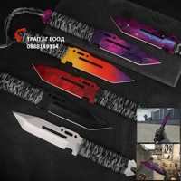 CS GO Tactical Skeleton Knife Counter Strike нож Full Tang