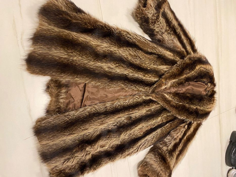 Haina lunga de blana naturala Enot