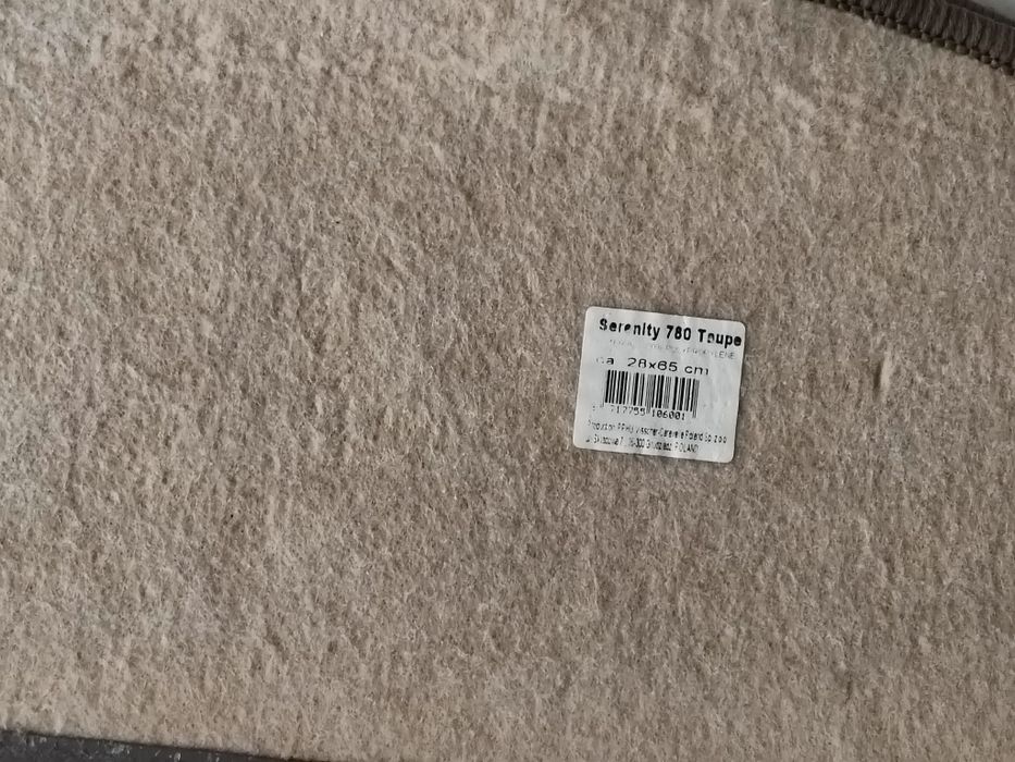 Covorașe trepte Taupe 17 buc