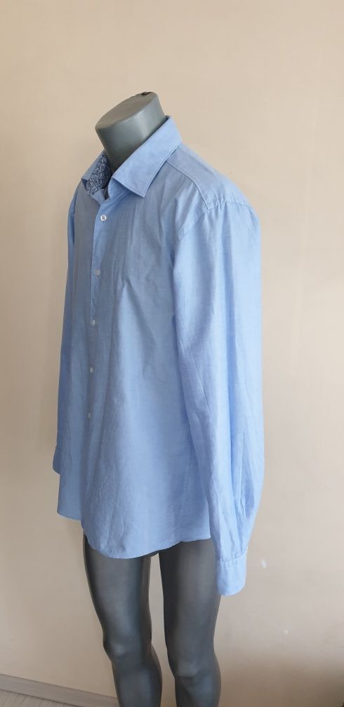 Hugo Boss Len / Organic Cotton Slim  / 42 - L - 16 /1/2 НОВО! ОРИГИНАЛ