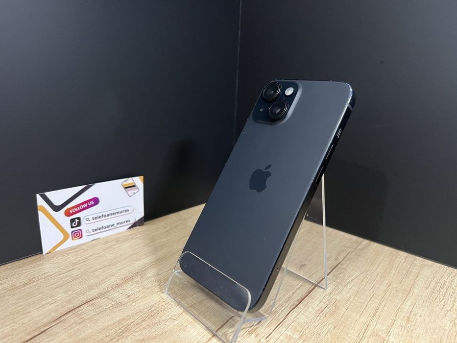Iphone 15 128Gb Black Second-Hand Satisfăcător 3 ani garanție, Telefoa