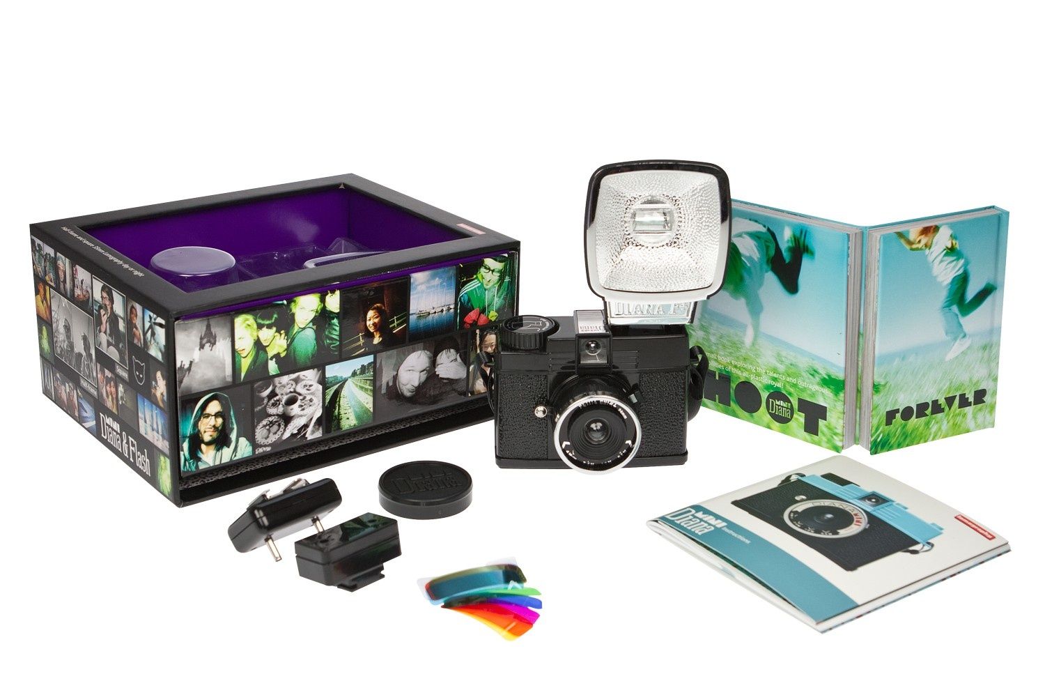 Aparat Foto pe Film Lomography Diana Mini Petite Noire