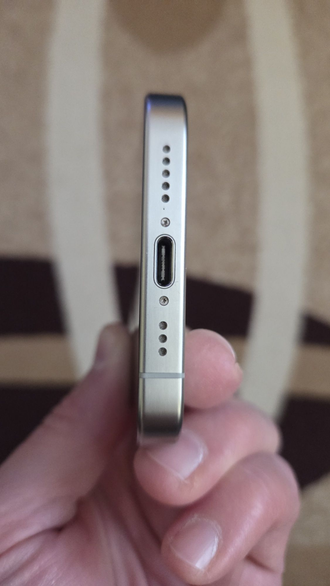 iPhone 15 pro, 128 gb, бял