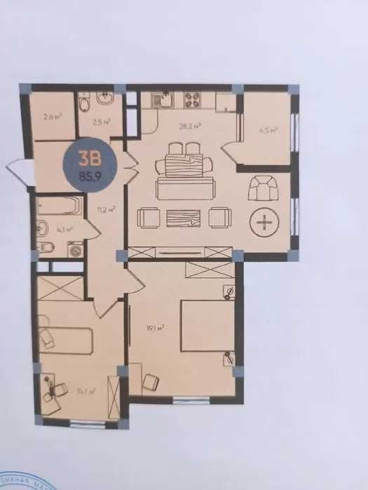 "Сотувда Parkent Plaza 3ком 86м2 Паркентский Мост Тапоич Арзон‼️‼️‼️