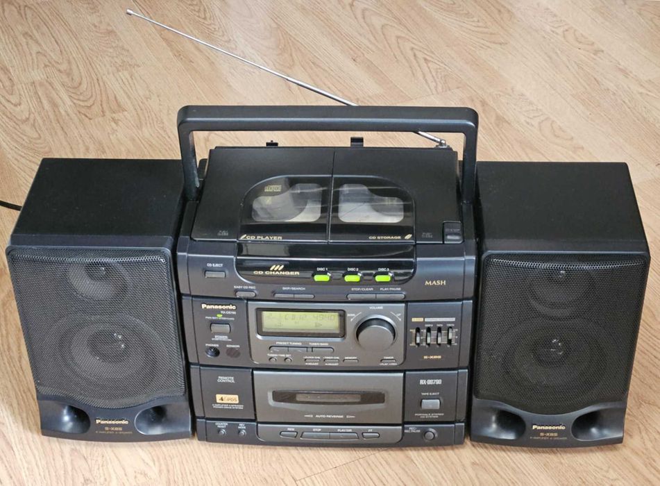 Panasonic RX-DS790 Boombox CD-changer, Radio, telecomanda
