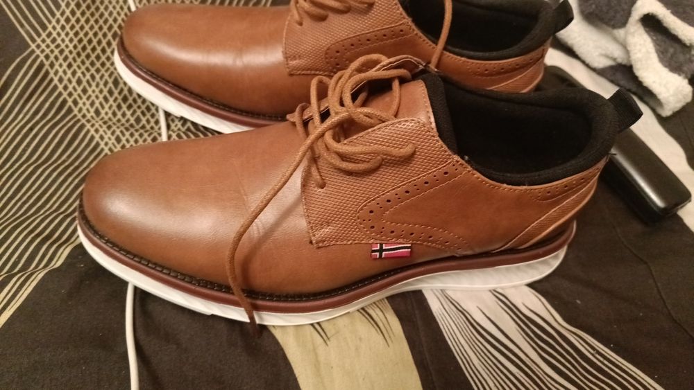 Мужские туфли чистая кожа 42 размер