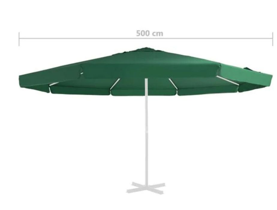 Umbrela soare verde închis pt gradina