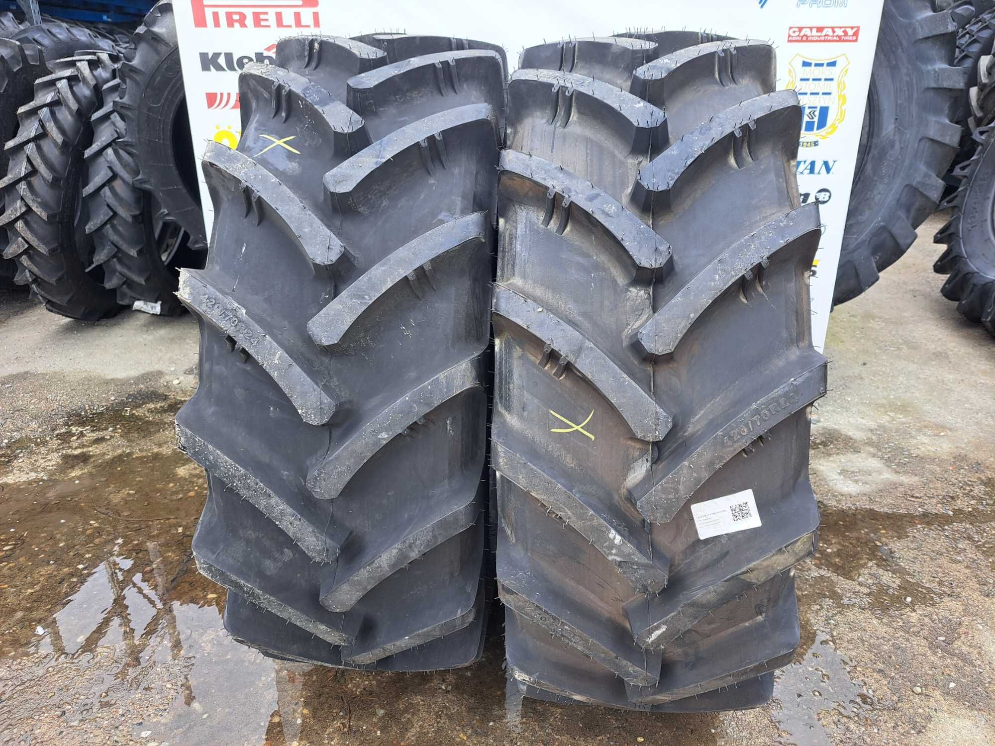 Cauciucuri noi 420/70R24 ASCENSO anvelope radiale tractor FATA