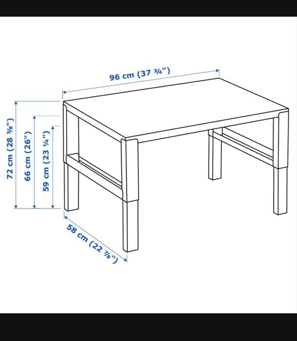 Birou PAHL 96x58cm si scaun rotativ LOBERGET