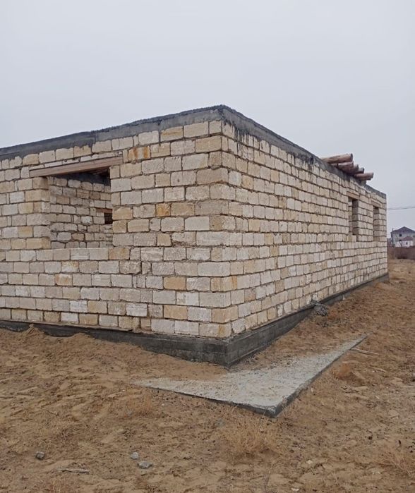 Толыктай битпеген жер уй сатылады боренесине дейн салынган