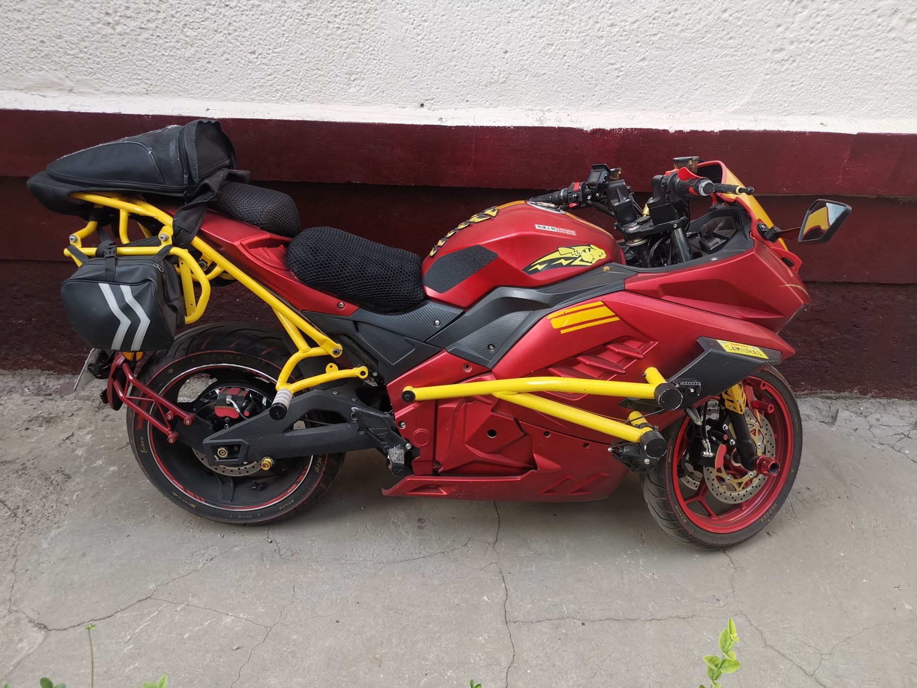 Электромотоцикл электро мотоцикл elektromotosikl байк Duccati Panigale