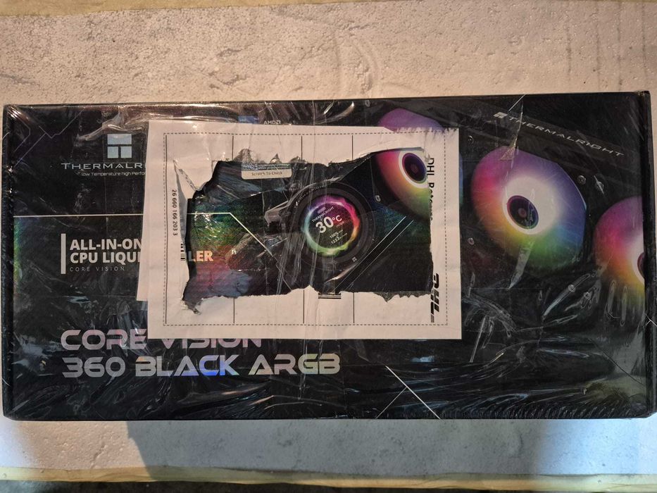 Cooler Procesor Lichid AIO Thermalright CORE VISION 360 - Display LCD