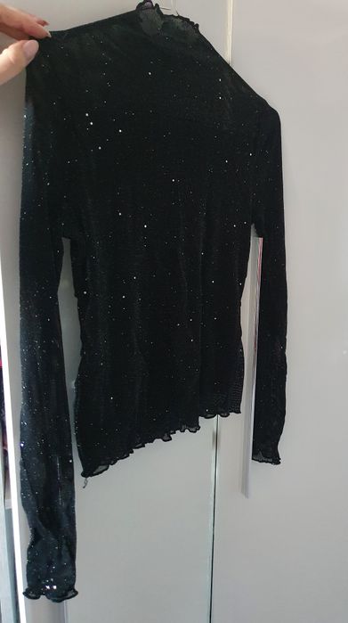 Bluza cu aplicatii glitter