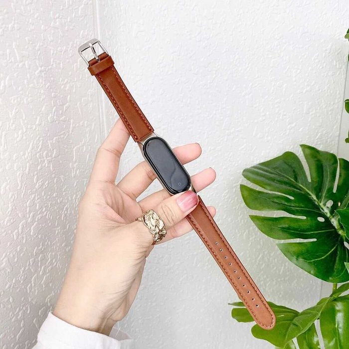 Curea piele bratara Xiaomi Mi Band 5 Mi Band 6 Amazfit Band 5 6