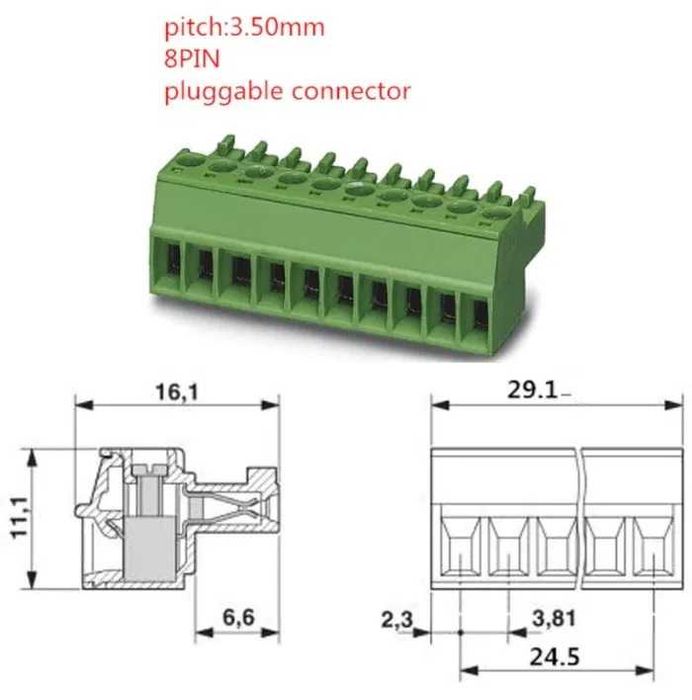 Mufa rapida internet RJ45 cu 8 pini