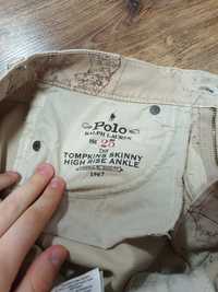 Blugi Polo Ralph Lauren, noi fără eticheta, cu model vintage de hartă