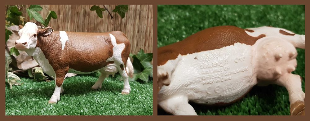 Set vite Schleich, ansamblu format din 2 vite si 2 vitei