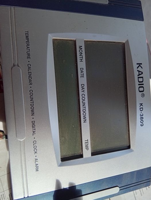 Ceas cu afișaj LCD mare data,temperatura