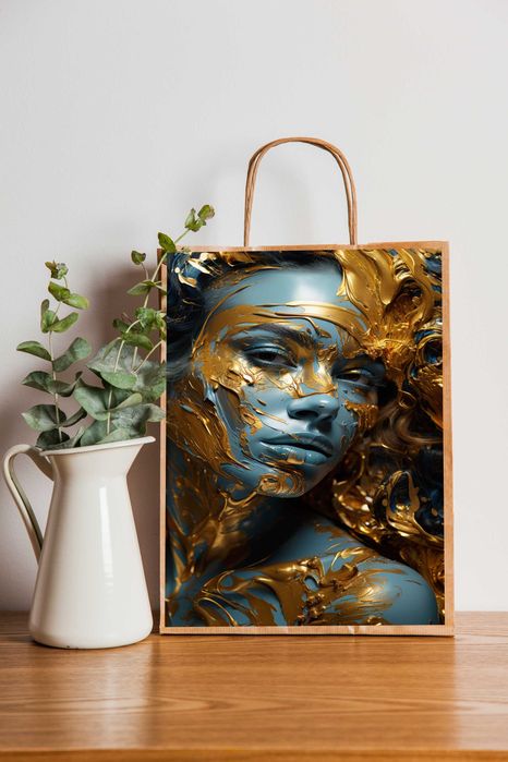 Sacose de hartie/panza personalizate