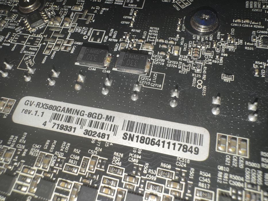 Gigabyte RX580 8gb 256bit