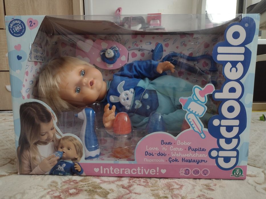 Păpușă interactiva Cicciobello Bua - set doctor