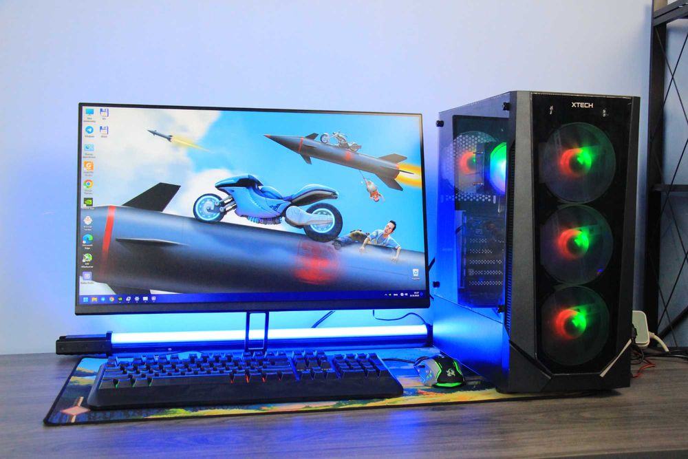 O'yinlar va montaj dasturlari uchun kuchli kompyuter to'plami