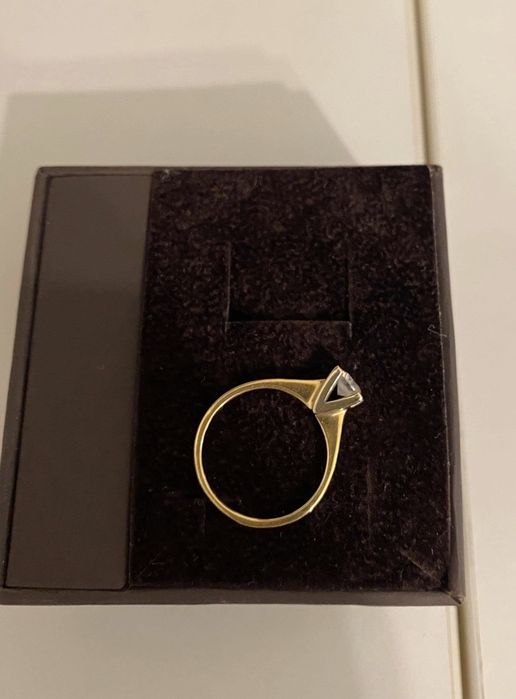 Inel logodna Teilor (aur 18K + diamant)