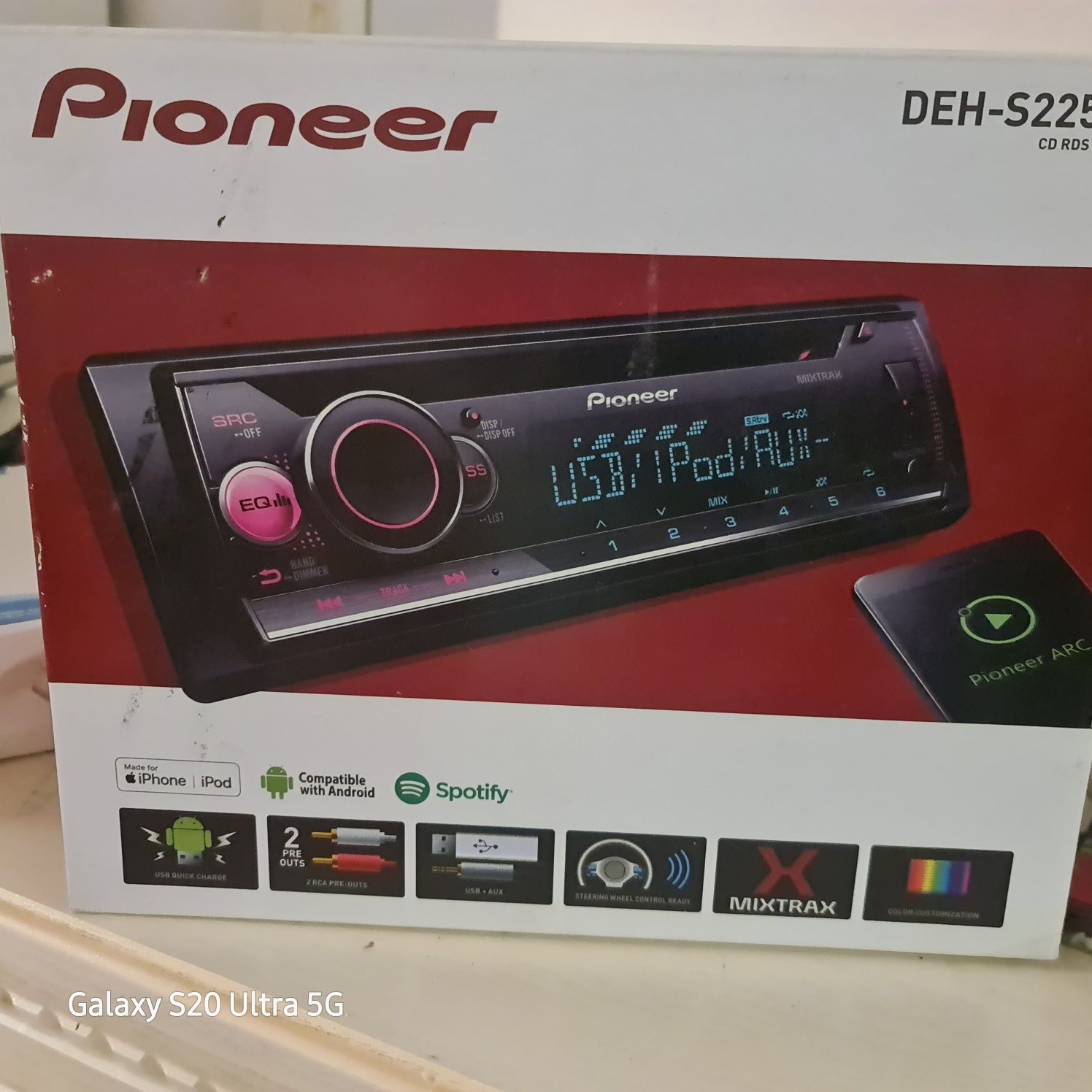 Pioneer магнитофон для авто