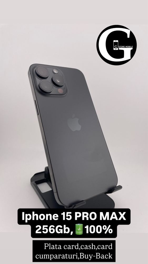 G Store Mobile! OFERTA: iPhone 15 PRO MAX 256gb,-100%!