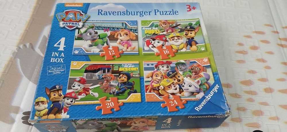 Собачки и пазлы из Щенячего патруля