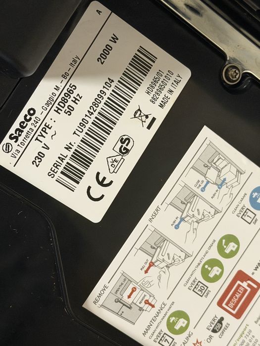 Кафемашина кафе автомат Saeco PicoBarista с гаранция