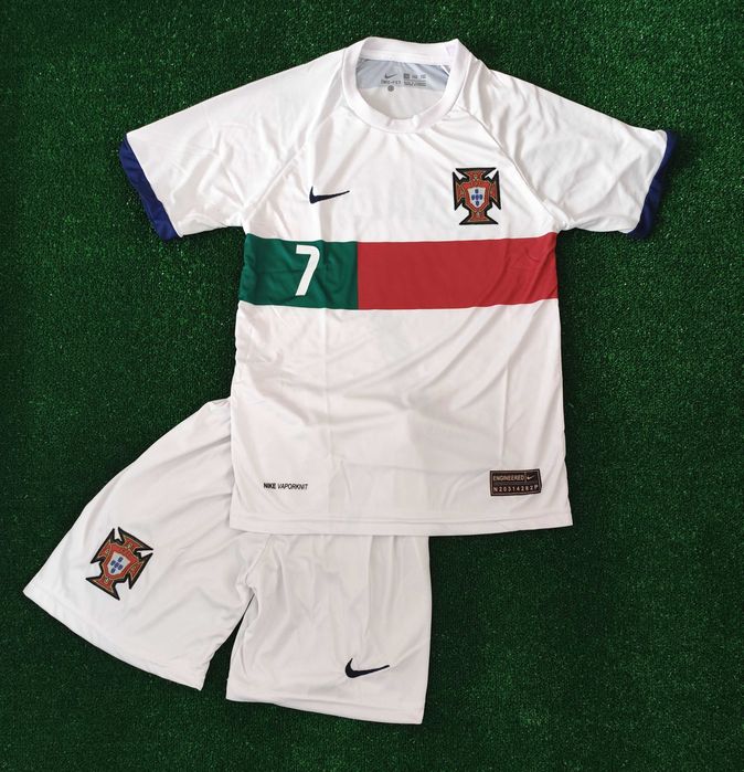 Детски екип Ал Насър Роналдо Португалия мъжка детска футболна фланелка