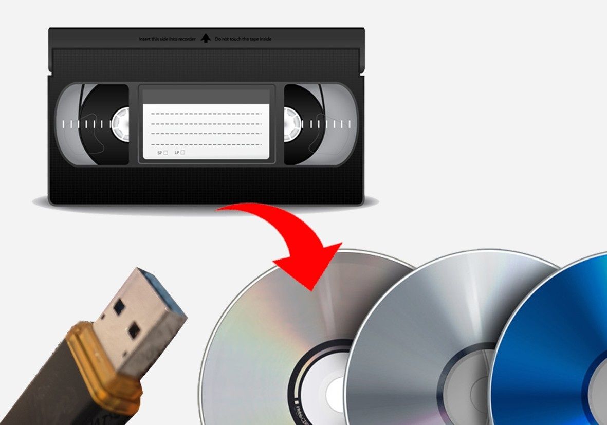 Transfer casete vechi VHS pe DVD sau STICK USB