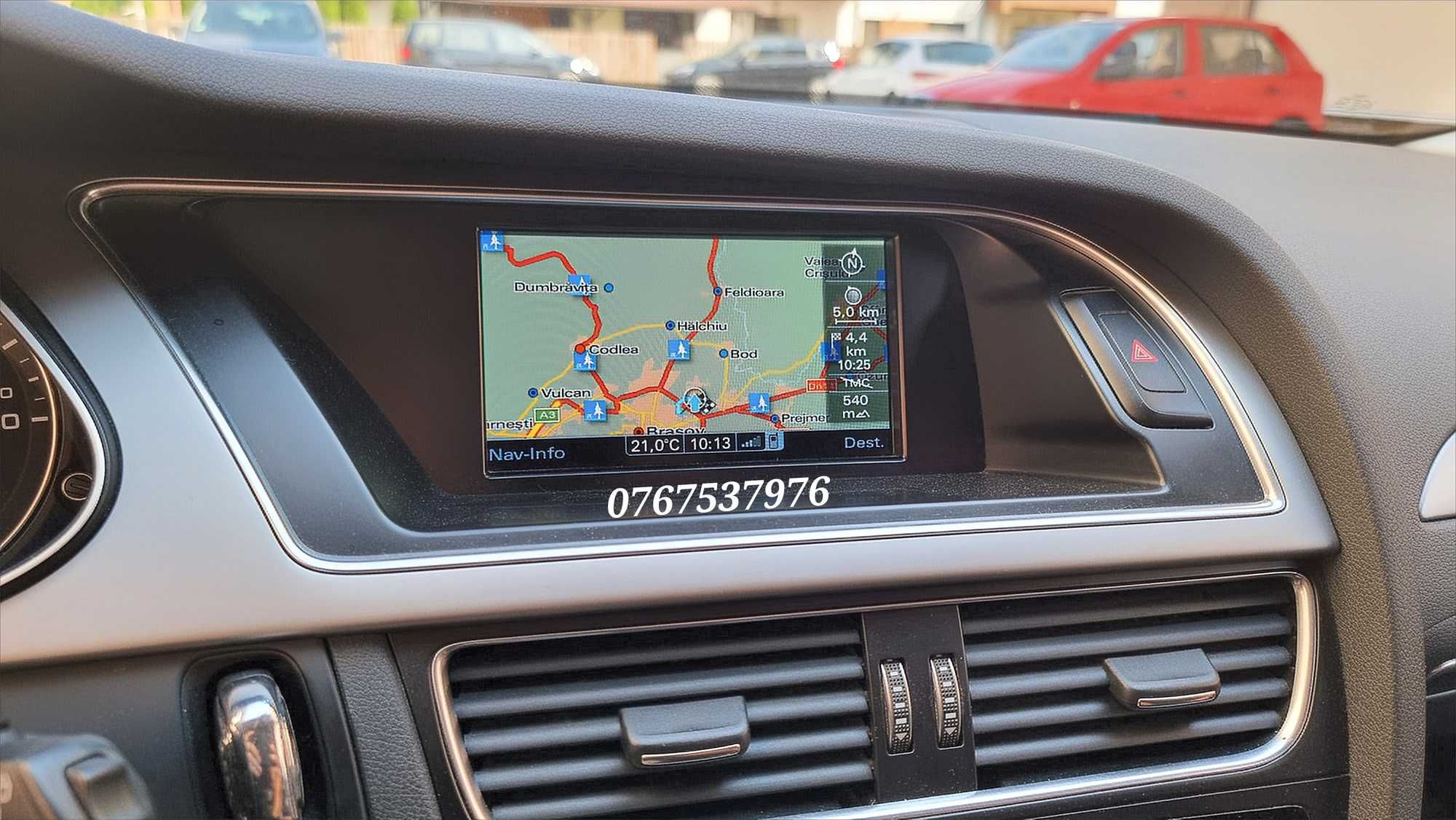 Harti Navigatie Gps Audi A4,A5,Q5 - MMI 3G Basic Harta Romania 2023
