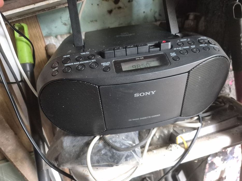 Radio Cd caseta mic Sony