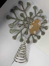 Ornament metal perlute copii NOU eticheta Bela Lux decor 25/20cm