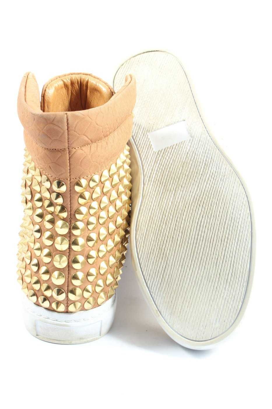Естествена кожа боти с капси Jeffrey Campbell alva stud