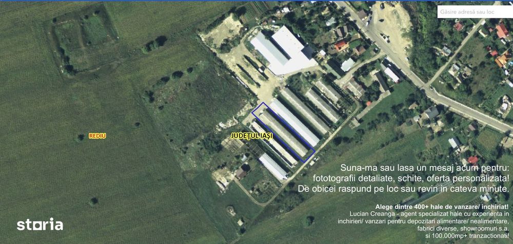 Hala depozitare, productie 300-500mp, Horlesti