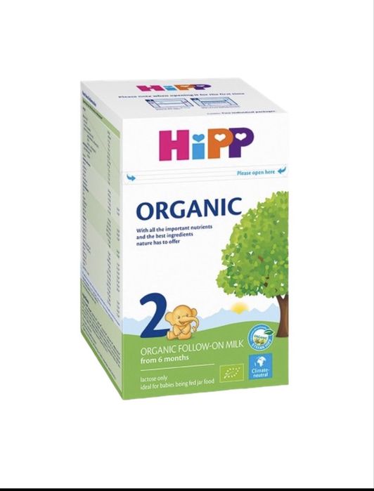 Hipp organic 2 800gr