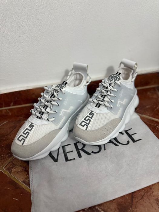 Adidasi VersaceChian Reaction White Premium !