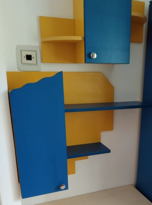 Etajera  dulap suspendata 2 buc/3 noptiere sau masa cafea spații mici