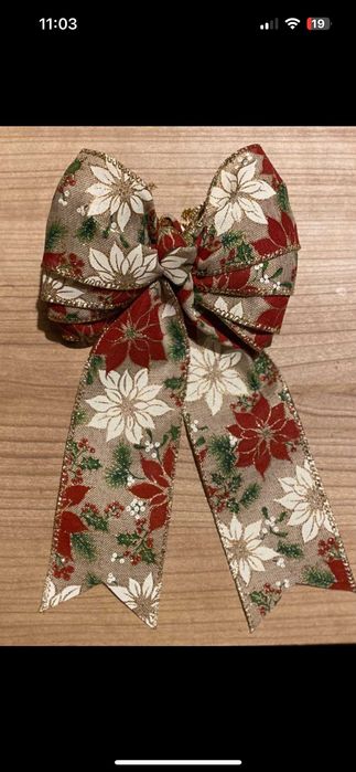 Коледна пандела с метална нишка