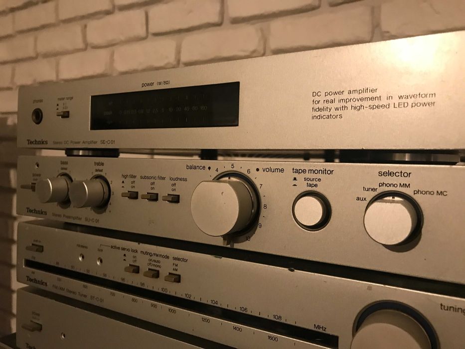 Amplificator de putere Technics cu sursa separata SE-C01 ,SH-C01