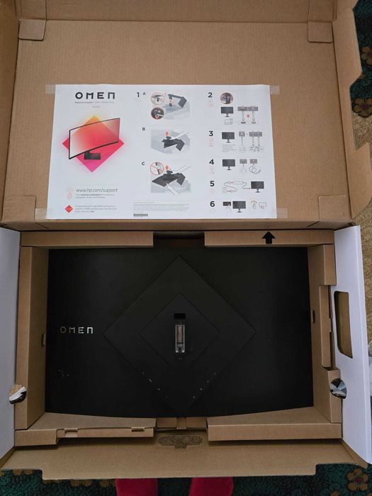 Monitor Gaming curbat HP OMEN 27c, QHD, USB-C, HDMI, DisplayPort