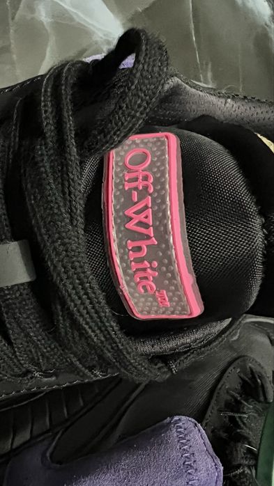 OFF-WHITE Odsy-1000 leather high trainers